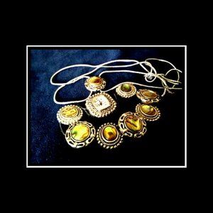 Earthy Set -- Watch, Bracelet & Necklace